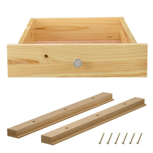 Schublade für Europaletten-Möbeln DIY in versch. Farben [en.casa]