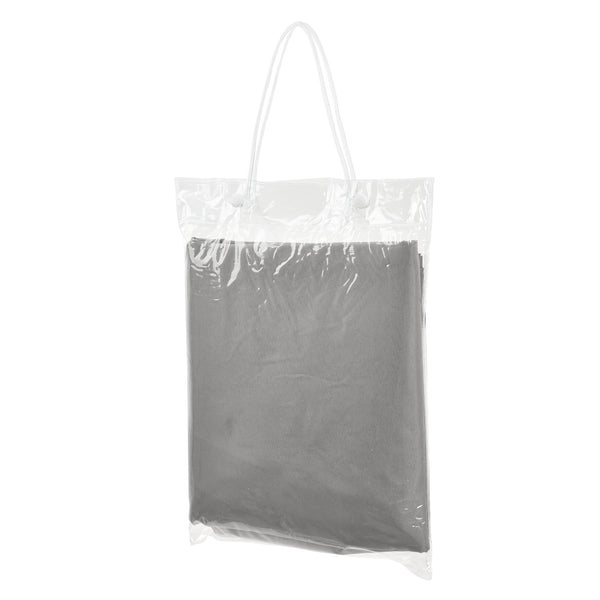 [en.casa] Voile d'Ombrage Toile d'Ombrage Toile de Protection Polyester Polyuréthane Quadrilatéral Gris Clair 3x5 m