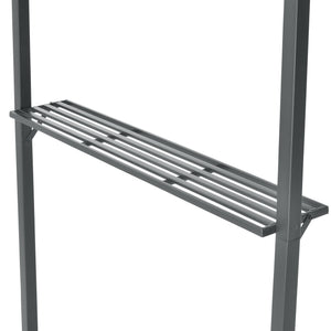Tonnelle de Barbecue Parga 250 x 241 x 151 cm Anthracite Gris Foncé [en.casa]