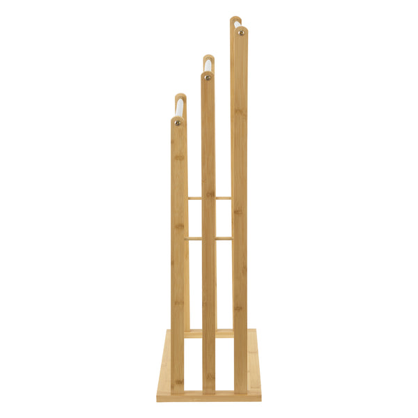 Meuble porte-serviettes Porsanger 46 x 24 x 84 cm Naturel [en.casa]