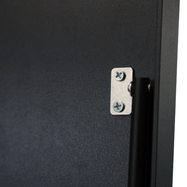 Miroir sur pied Bugnara psyché inclinable 160 x 40 cm noir [en.casa]