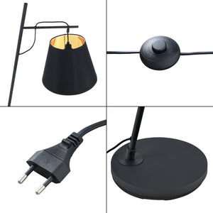 Stehlampe Nottingham Schwarz [lux.pro]