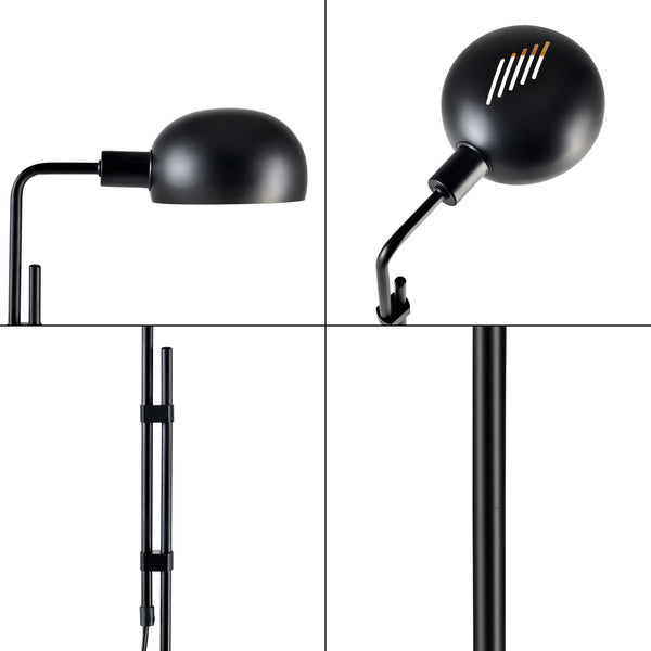 Stehlampe Bolton Schwarz [lux.pro]