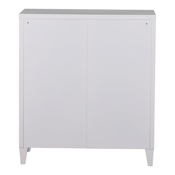 Metallschrank Oripää - 90x80x33cm - Weiß