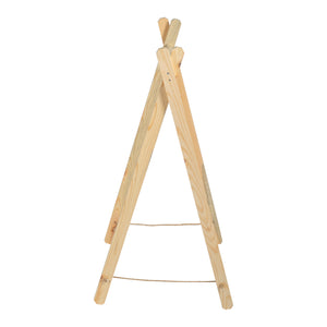 Stand Appendiabiti Autoportante 'Løkken' Porta Abiti a Forma di Capanna Struttura Pieghevole in Legno di Pino [en.casa]
