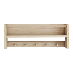 Kindergarderobe Sundeved natur aus Echtholz [en.casa]