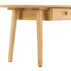 Table basse Harboøre bambou 37 x 100 x 48 cm [en.casa]