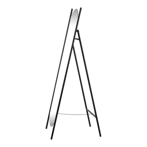 Miroir sur pied Fardella 150 x 41 x 60 cm noir [en.casa]