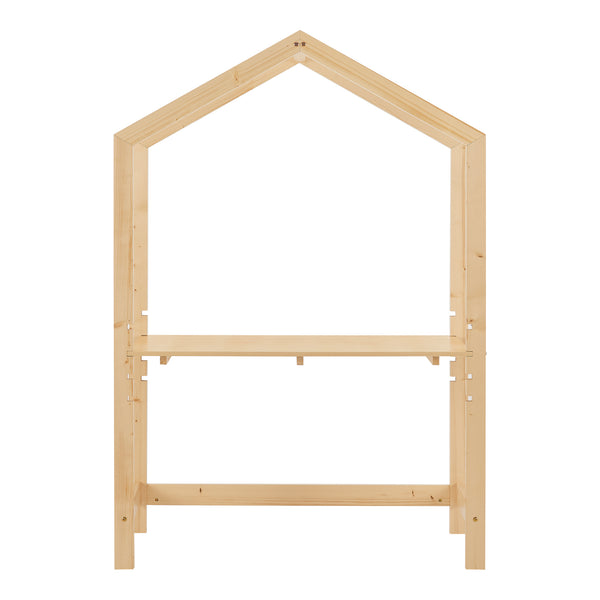 Bureau d'enfant Suså pin 160 x 110 x 50 cm naturel [en.casa]