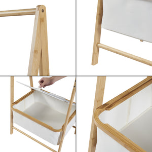 Stand Appendiabiti Iitti in Bambù 159 x 60 x 45 cm [en.casa] 