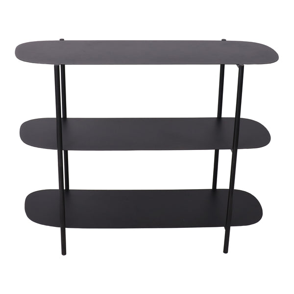 Table console Enebakk acier 70 x 90 x 32 cm noir [en.casa]