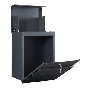 Cassetta Postale Søllerød a Muro per Pacchi 58 x 44 x 35 cm Antracite [en.casa]