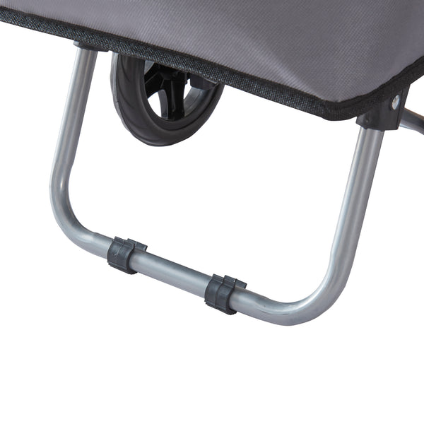 Trolley per la Spesa Carrello Portaspesa Portapacchi a 2 Ruote Telaio Pieghevole Borsa Impermeabile Rimovibile 36 L 30 kg - Grigio Scuro/Nero [en.casa]