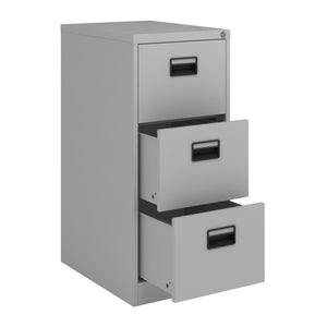 Caisson de bureau Rääkkylä acier 103 x 45 x 62 cm gris [en.casa]