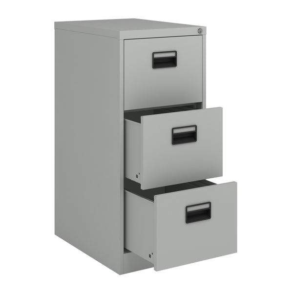 Caisson de bureau Rääkkylä acier 103 x 45 x 62 cm gris [en.casa]