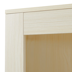 Armoire d'angle Eura avec 2 portes et 5 étagères panneau de particules 170 x 62 x 30 cm effet chêne [en.casa]