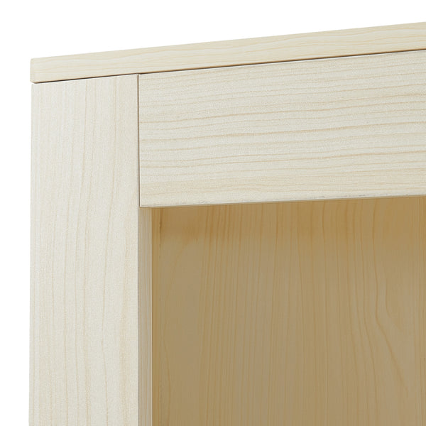 Armoire d'angle Eura avec 2 portes et 5 étagères panneau de particules 170 x 62 x 30 cm effet chêne [en.casa]