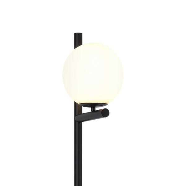Lampadaire Aberdaron hauteur 154 cm noir blanc lux.pro