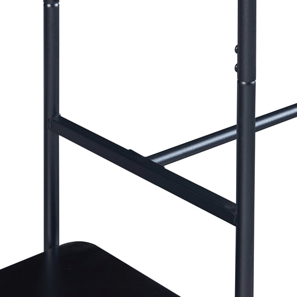 Stand Appendiabiti Bø 150 x 100 x 34 cm Nero [en.casa]