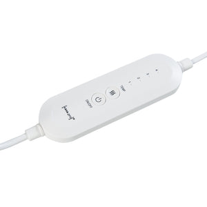 Elektrischer Fußwärmer Bari 100W Grau [en.casa]