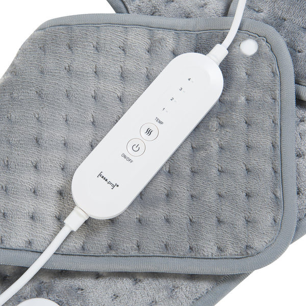 Coussin chauffant électrique Borrello pour épaules 65 x 45 cm gris [en.casa]