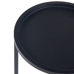 Pflanzenständer Nesodden 3er Set Metall Schwarz [en.casa]