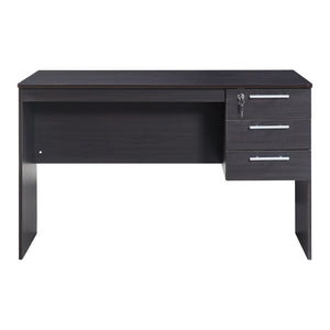 Bureau Ragunda 120 x 59 x 75 cm effet bois foncé [en.casa]