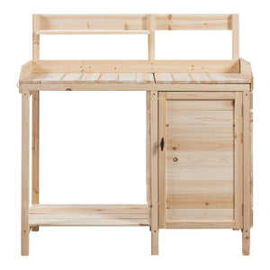 Table de rempotage Alessano 110 x 107 x 46 cm sapin casa.pro