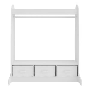 Penderie pour enfants Moskenes 107 x 95 x 61 cm blanc [en.casa]