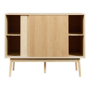 Buffet Landskrona 90 x 115 x 40 cm effet chêne [en.casa]