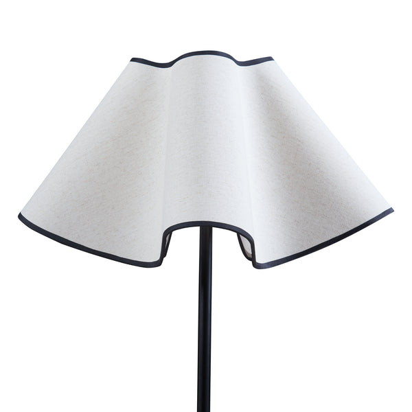 Stehleuchte Ashton 153cm Schwarz/Weiß [lux.pro]