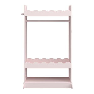 Guardaroba Vestnes per Cameretta con Specchio - Rosa [en.casa]