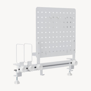 Organiseur de bureau Sauda acier 50 x 50 cm blanc [en.casa]