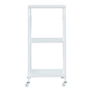 Support d'imprimante Janertu à roulettes 82 x 39 x 35 cm blanc [en.casa] 