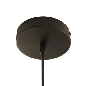 Hängeleuchte Oupilu mit integrierten LEDs Metall 120x25x25 cm Schwarz/Weiß [lux.pro]