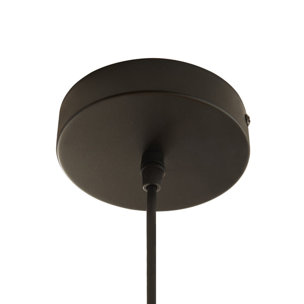 Hängeleuchte Oupilu mit integrierten LEDs Metall 120x25x25 cm Schwarz/Weiß [lux.pro]