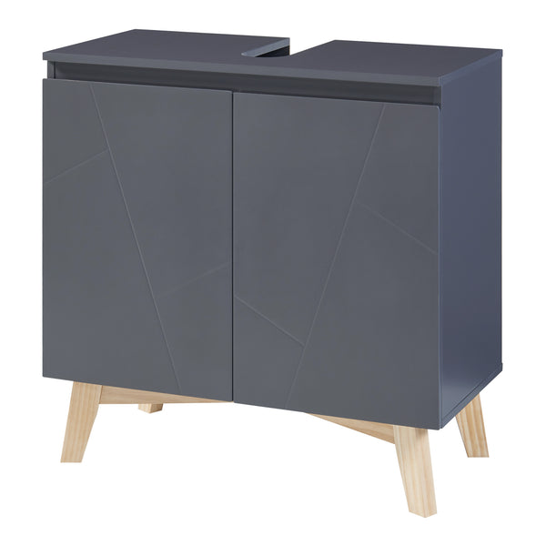 Set Mobili da Bagno Overath Arredo Completo 5 Elementi [en.casa] 