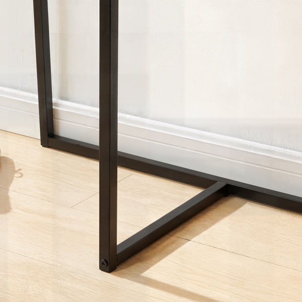 Porte-manteau Norjad 160x80x41 cm Métal Noir [en.casa]