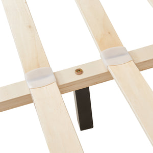 Lit Double Rembourré Albacete Sommier à Lattes Similicuir 160 x 200 cm Blanc Corium