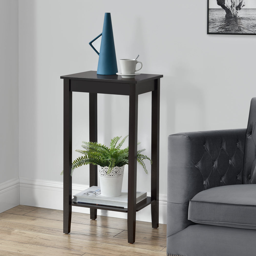 Table d’appoint Thun 74x38x30 cm MDF couleur café en.casa - premiumXL