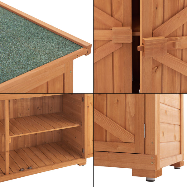 Armadio da Giardino con 2 Ante [en.casa]