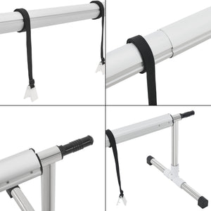 Avvolgitore Mobile 'Amorgo' per Telo da Piscina e Solare, Barra Telescopica Regolabile tra 300 - 630 cm [en.casa] 