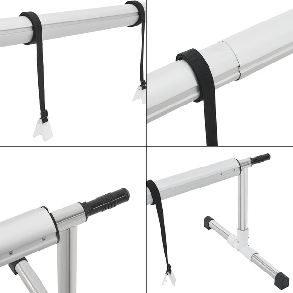 Avvolgitore Mobile 'Amorgo' per Telo da Piscina e Solare, Barra Telescopica Regolabile tra 300 - 630 cm [en.casa] 