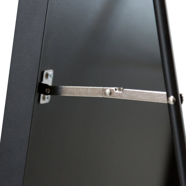 Miroir sur pied Bugnara psyché inclinable 160 x 40 cm noir [en.casa]
