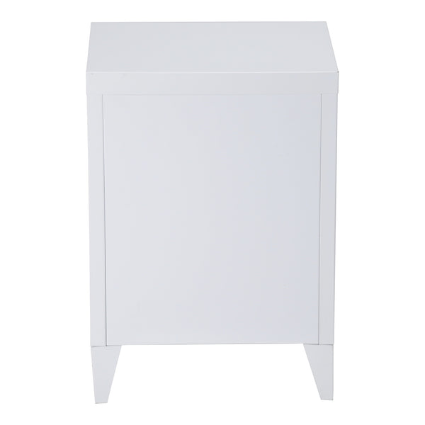 Table de chevet Inari en acier laminé 57 x 40 x 30 cm [en.casa]