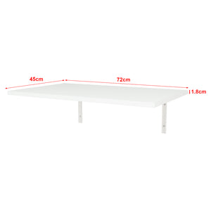 Wandklapptisch Klepp 72x45cm Weiß [en.casa]
