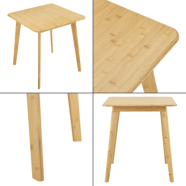 Table de salle à manger carrée Närpes pour 2 personnes 75 x 70 x 70 cm [en.casa]