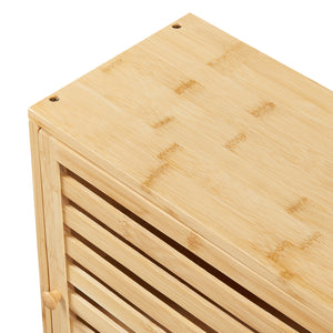 Armadietto da Parete per Bagno Gjesdal in Bambù Naturale 60x40x 20 cm [en.casa]