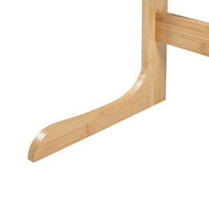 Table pour ordinateur portable Hægebostad bambou 65 x 60 x 40 cm naturel [en.casa]