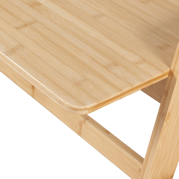 Bureau Härryda bambou 107 x 47 x 81 cm naturel [en.casa]